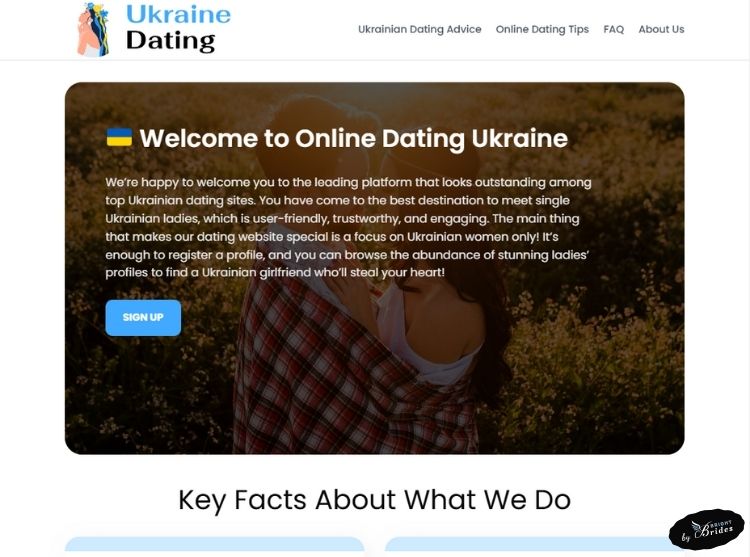 Ukrainian Dating main page